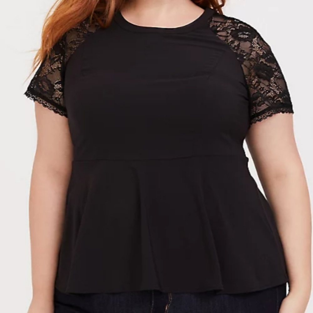 NWT Peplum Top
